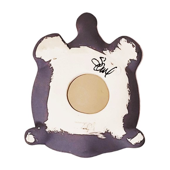 Unique Hand-Made Vintage Native American Turtle Earthenware Figurine - Picture 8 of 8